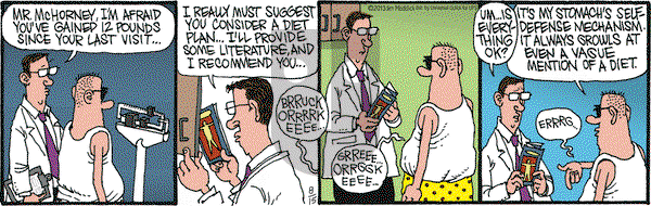 Monty on Thursday August 15, 2013 Comic Strip