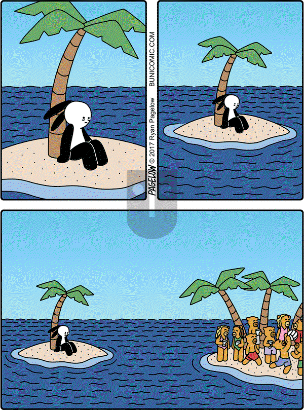 Buni on Monday July 16, 2018 Comic Strip