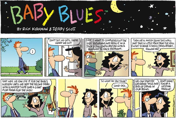 Baby Blues on Sunday April 7, 2002 Comic Strip