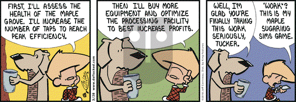 DeFlocked on Wednesday March 28, 2018 Comic Strip