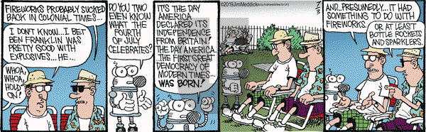 Monty on Wednesday July 3, 2019 Comic Strip