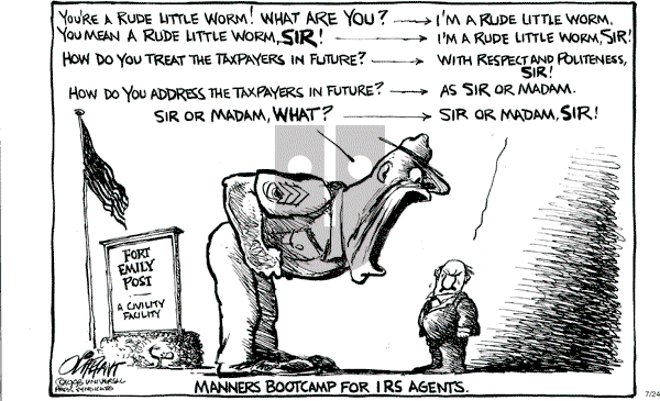 Pat Oliphant - Friday July 24, 1998 Comic Strip
