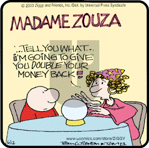 Ziggy - Thursday June 12, 2003 Comic Strip