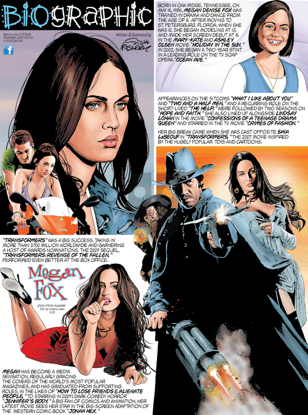 Biographic on Sunday June 20, 2010 Comic Strip