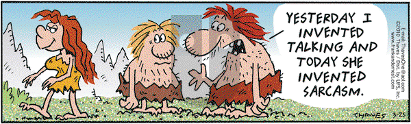 Frank and Ernest on Thursday March 25, 2010 Comic Strip