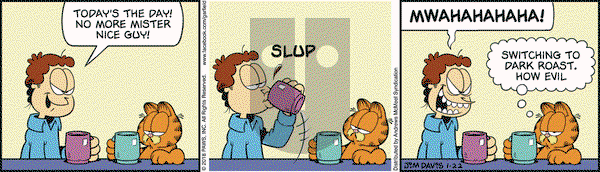 Garfield on Monday January 22, 2018 Comic Strip