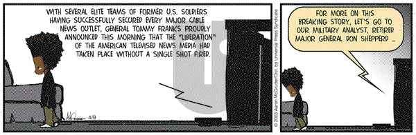 The Boondocks on Wednesday May 14, 2003 Comic Strip