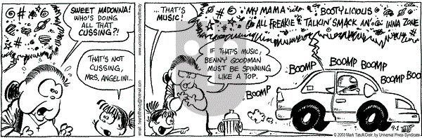 Heart of the City on Monday September 1, 2003 Comic Strip
