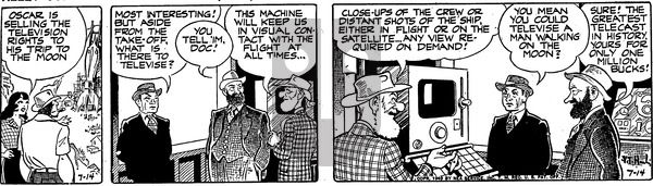 Alley Oop on Thursday July 14, 1949 Comic Strip
