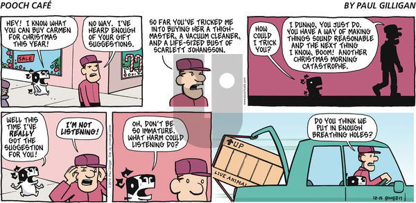 Pooch Cafe on Sunday December 15, 2013 Comic Strip