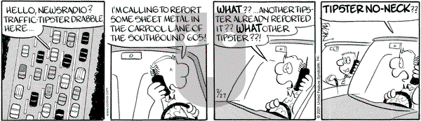 Drabble on Monday July 9, 2001 Comic Strip