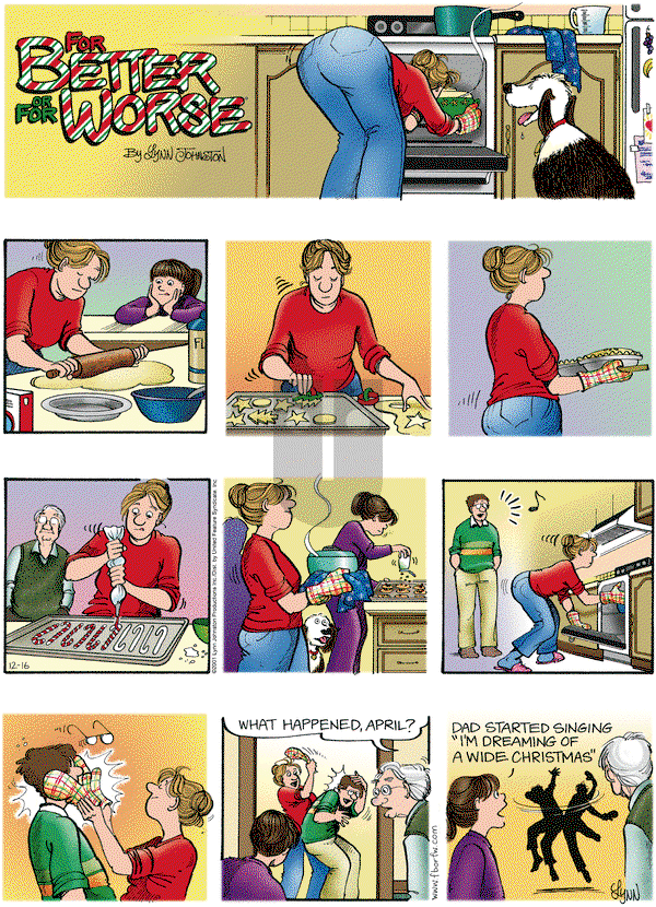 For Better or For Worse on Thursday December 6, 2001 Comic Strip