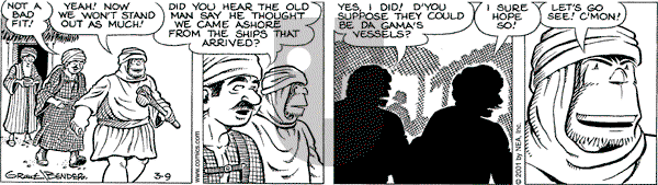 Alley Oop on Friday March 9, 2001 Comic Strip