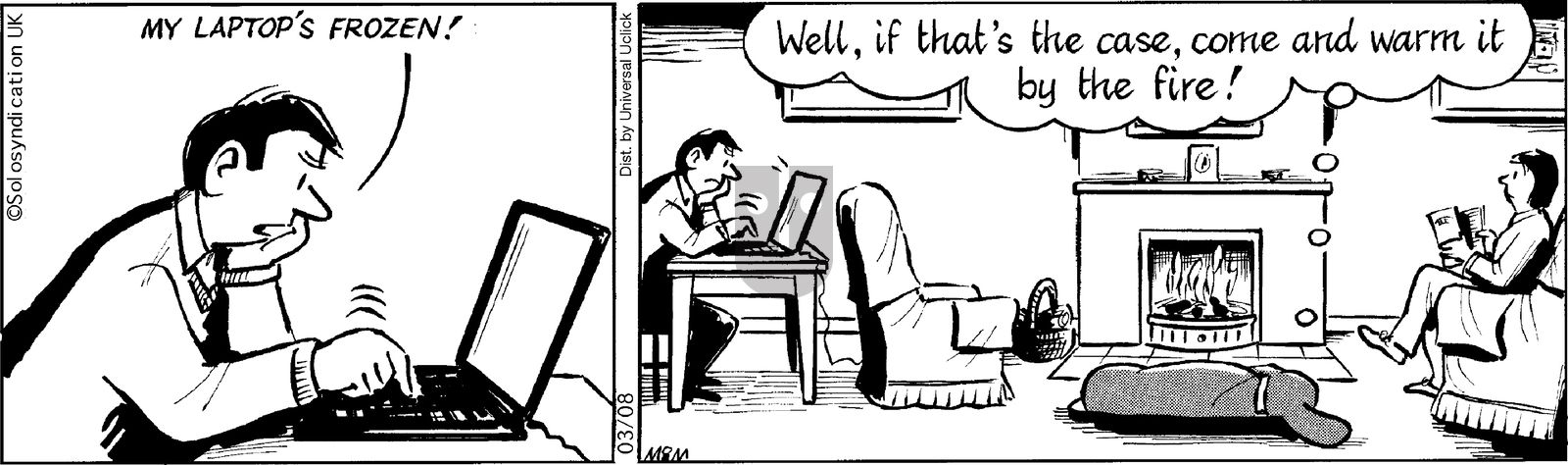Fred Basset on Saturday March 8, 2014 Comic Strip