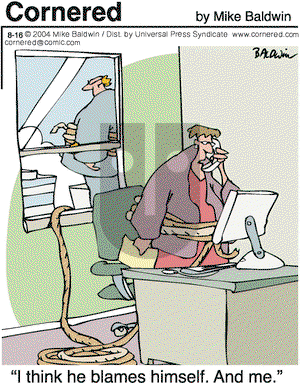 Cornered - Monday August 16, 2004 Comic Strip