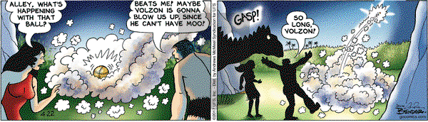Alley Oop on Saturday April 22, 2017 Comic Strip