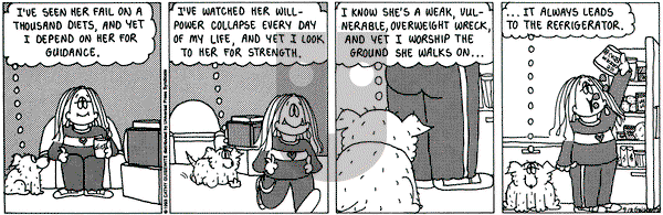 Cathy Classics on Saturday September 18, 1993 Comic Strip