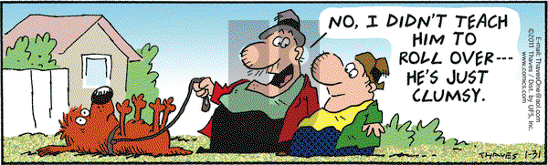 Frank and Ernest on Monday January 31, 2011 Comic Strip