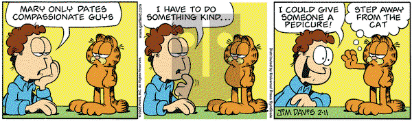 Garfield on Friday February 11, 2005 Comic Strip