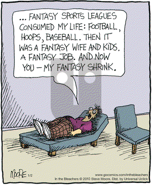 In the Bleachers on Friday January 2, 2015 Comic Strip