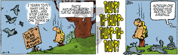 Over the Hedge on Wednesday October 13, 2010 Comic Strip