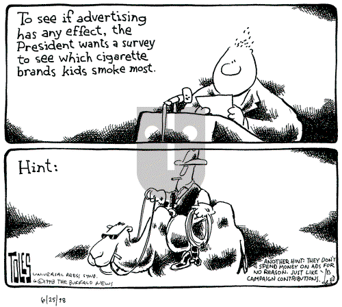 Tom Toles on Thursday June 25, 1998 Comic Strip