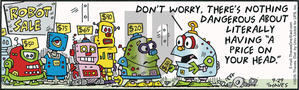 Frank and Ernest on Tuesday September 29, 2015 Comic Strip