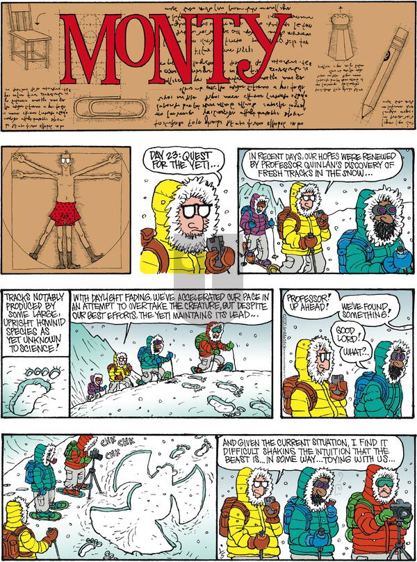 Monty on Sunday January 5, 2020 Comic Strip