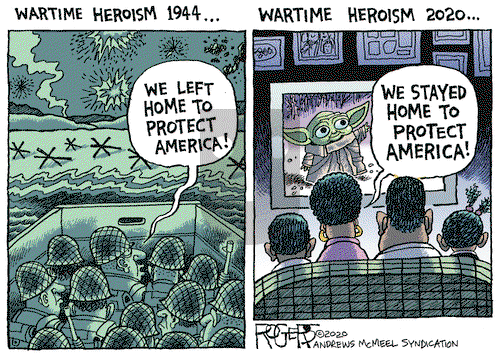 Rob Rogers on Thursday March 26, 2020 Comic Strip