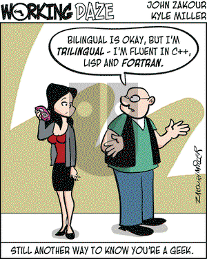 Working Daze on Tuesday February 20, 2007 Comic Strip
