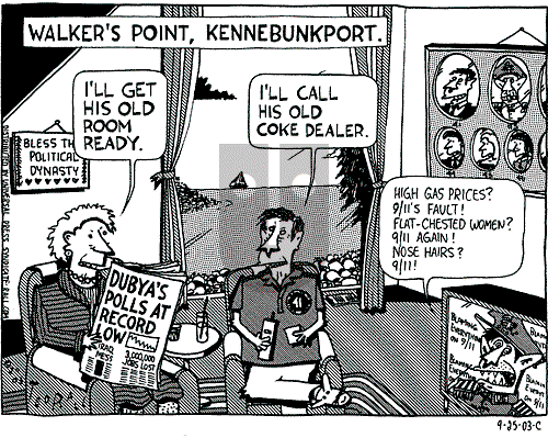 Ted Rall on Monday September 29, 2003 Comic Strip