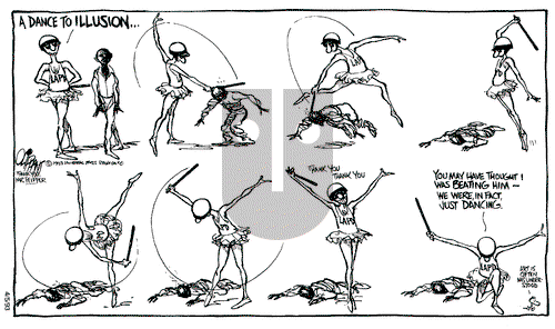 Pat Oliphant on Monday April 5, 1993 Comic Strip