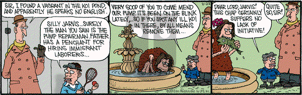 Monty on Monday February 22, 2010 Comic Strip