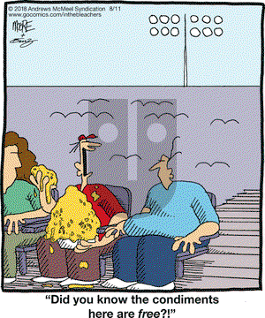 In the Bleachers on Saturday August 11, 2018 Comic Strip