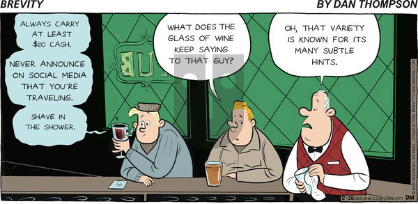 Brevity on Sunday February 16, 2020 Comic Strip