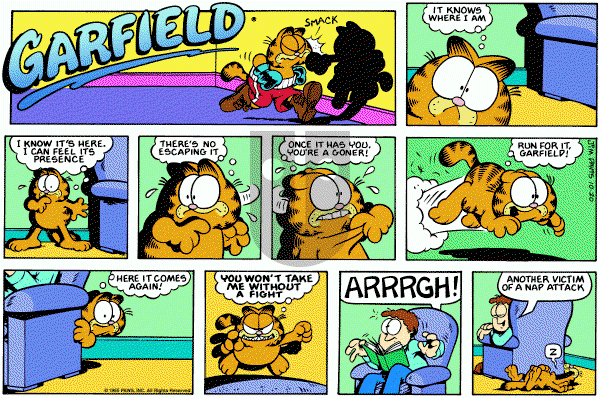 Garfield on Sunday October 20, 1985 Comic Strip