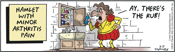 Frank and Ernest on Tuesday May 7, 2013 Comic Strip