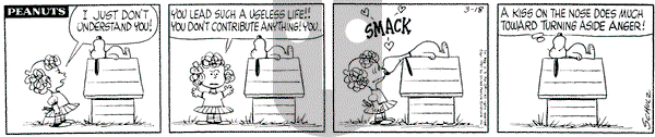 Peanuts - Saturday March 18, 1961 Comic Strip