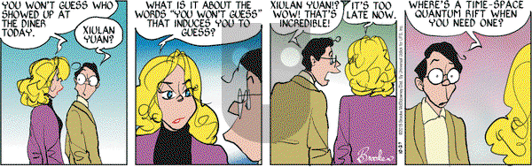 9 Chickweed Lane on Tuesday October 27, 2015 Comic Strip