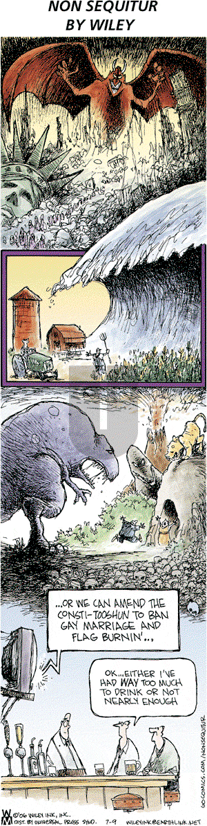 Non Sequitur - Sunday July 9, 2006 Comic Strip