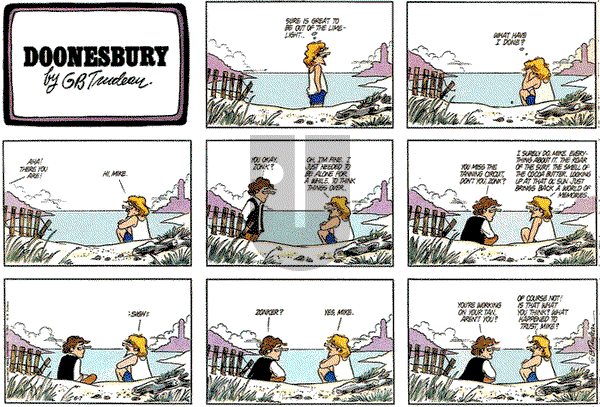 Doonesbury - Sunday June 7, 1981 Comic Strip