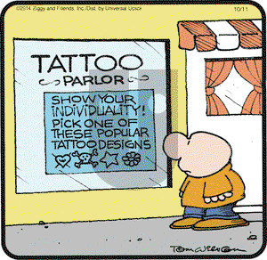 Ziggy on Saturday October 11, 2014 Comic Strip