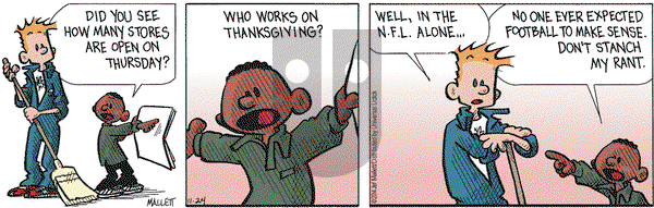 Frazz on Monday November 24, 2014 Comic Strip