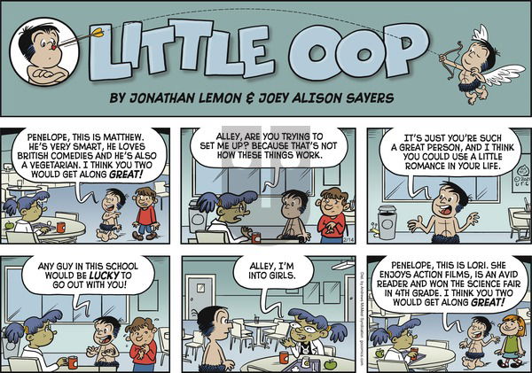 Alley Oop - Sunday February 14, 2021 Comic Strip