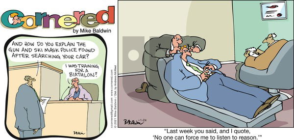 Cornered on Sunday January 24, 2021 Comic Strip