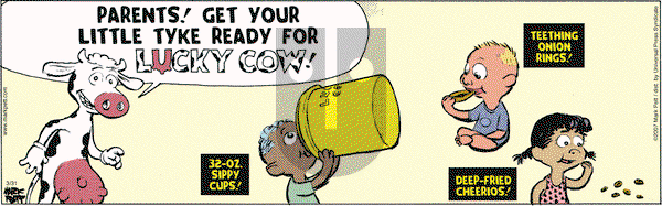 Lucky Cow on Saturday March 31, 2007 Comic Strip