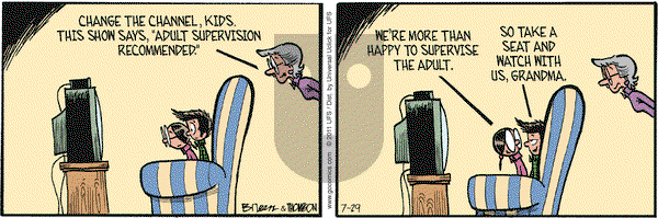 Grand Avenue on Friday July 29, 2011 Comic Strip