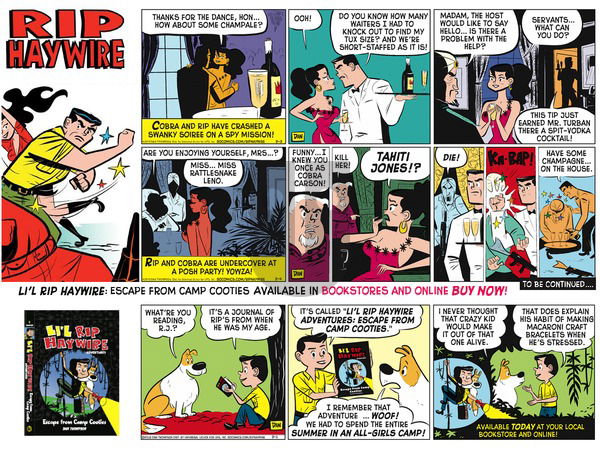 Rip Haywire on Sunday September 4, 2016 Comic Strip