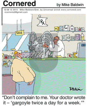 Cornered on Wednesday December 30, 2015 Comic Strip