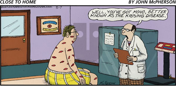 Close to Home on Sunday May 7, 2023 Comic Strip